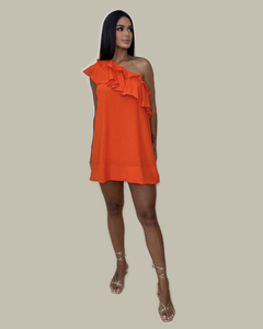 Vestido Lorrane - Laranja - comprar online