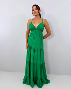Vestido Sophia - Verde Bandeira - loja online