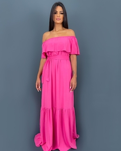 Vestido Luíza - Rosa Chiclete