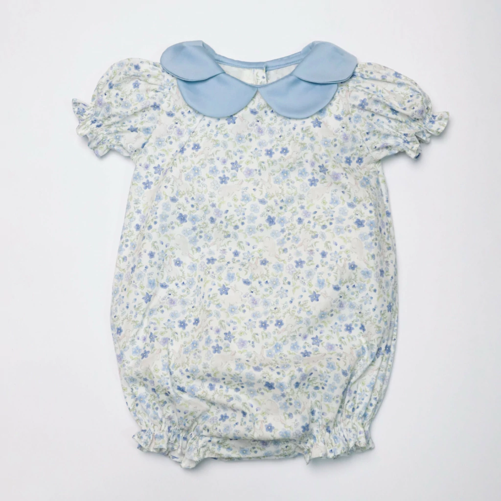 ROMPER GOLA PÉTALA AZUL