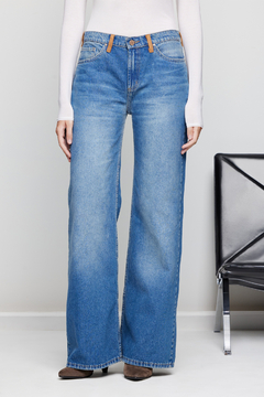 PANTALON CHLOE ICONIC BLUE - comprar online