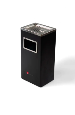 Cesto de Residuos Rectangular con Cenicero - AyP Equipamientos