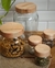 Frasco de 3 litros tapa madera - comprar online