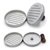Molde Para Hamburguer Em Metal Maciço 11.5 Cm X 1.8 Cm - loja online