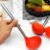Concha Em Silicone Com Cabo 20 Cm Em Aço Inox Cor:Vermelho - loja online
