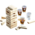 Kit Jogo De Shot Torre + Copos Jenga Drunk Dose Tipsy Tower