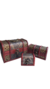 Kit com 3 Mini Baus Vintage Porta Joias, Objetos, Decoração na internet