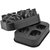 Forma de Gelo 3D Caveira em Silicone