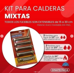 KIT FLEXIBLES CALDERA DUAL DINATECNICA