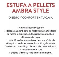 ENERGIAS ALTERNATIVAS ESTUFA PELLETS - tienda online