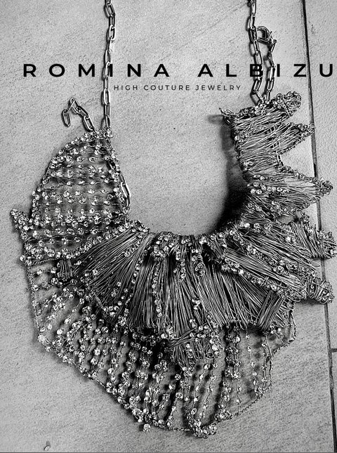 Collar Mackinac - Collar Baleares - Novias Romina Albizu