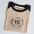 Remera combinada NYC bb - comprar online