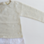 Buzo frisa elastizado con volado broderie - Castoro Bambini