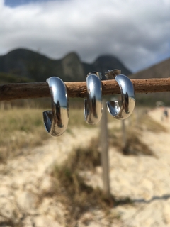 Trio de Argolas Aço Inox