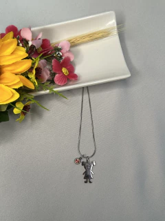 Colar Menina Personalizado Aço Inox - comprar online