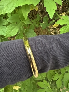 Bracele Argola Aço Dourado