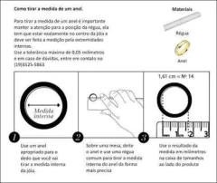 Anel Solitário Prata - comprar online