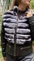Jaqueline Chinchilla & leather jacket on internet