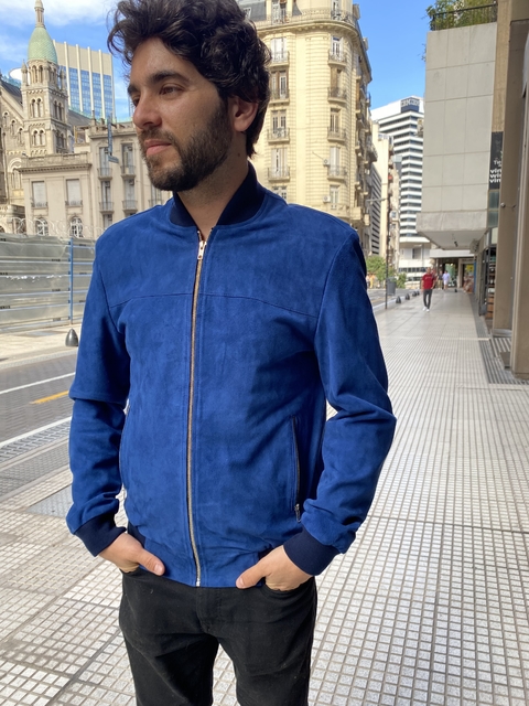 Classic Bomber Suede goat Skin