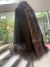Greyish Brown cashmere & fox groenland cape - online store