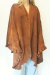 Capa ruffles suede