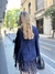 Suede cape with fringes/ Capa de gamuza con flecos - Silvia y Mario