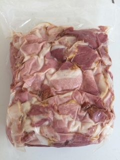 Bacon Fatiado e cubo