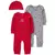 Carter´s Set 3 Piezas Osito Pijama Gorro Autitos