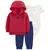 Carter´s Set 3 Piezas Body Mangas Cortas Campera Pantalon All Smiles