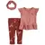 Carter´s Set 3 Piezas Remera Mangas Cortas Vincha Pantalon Colibri