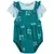 Carter´s Set 2 Piezas Remera Mangas Cortas Enterito Sin Mangas