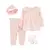 Carter´s Set 4 Piezas Remera Mangas Largas Pantalon Medias Vincha Libelulas