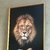 Imagem do Quadro Leão King Moldura Chanfrada Dourada