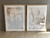 Dupla de Quadros Floral em Tons de Nude Claro