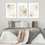 Trio de Quadros Floral em Tons de Nude Claro - comprar online