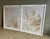 Dupla de Quadros Floral em Tons de Nude Claro - comprar online