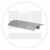 PERFIL ALUMINIO P/ PISO FLOTANTE DESNIVEL C/ ENCASTRE 1.80M RM