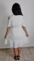 Vestido Branco Laise Lese Manga Curta Proimoção - Belíssima Atelier Artesanal  sob medidas online 