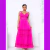 Vestido Longo Pink em Renda Guipir Artesanal Festa Madrinha na internet