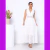 Vestido Longo Branco em Renda Guipir Civil Prewedding na internet