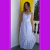Vestido Branco Algodão Laise Festa Civil Batizado Plussize