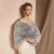 Estola pelo Alto Madrinha Festa Casamento Luxuosa - Belíssima Atelier Artesanal  sob medidas online 