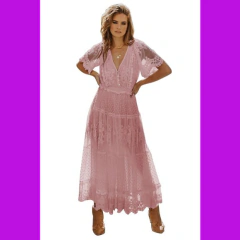 Vestido Longo Renda Tule Noiva Boyo Plus Size