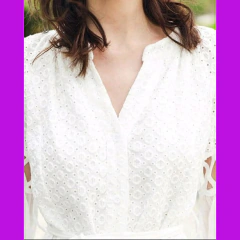 Vestido Chemise Branco Laise Lese Artesanal na internet