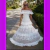 Vestido Longo Branco Renda Noivado Casamento Civil Festa