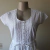 Vestido Longo Branco Laise Bolso Botões Noiva Civil Batizado - comprar online