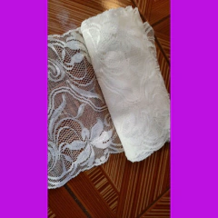 Renda Branca com Elastano 18 mm 2 Metros na internet