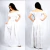 vestido longo estilo cigana rodado branco na internet