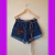Short Jeans Bordado com com Cinto Artesanal de Brinde