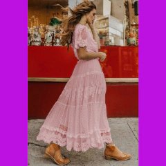 Vestido Longo Renda Tule Noiva Boyo Plus Size na internet